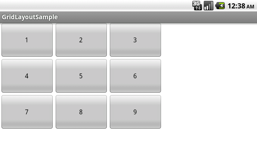 Android Tips #34 Android 2.1 から GridLayout を使う | DevelopersIO