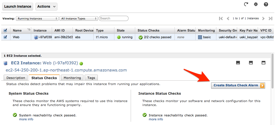 【AWS】CloudWatch入門／EC2のステータスチェックを行ってみよう DevelopersIO