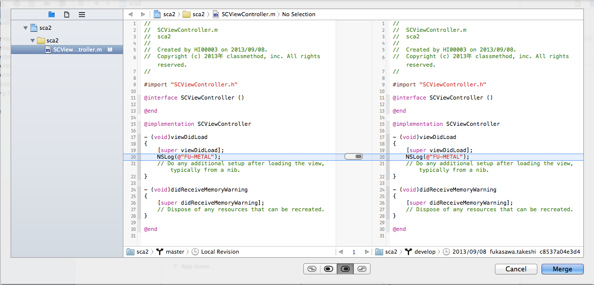[Xcode 5] 新しくなった Source Control で Git の操作をしてみる | DevelopersIO
