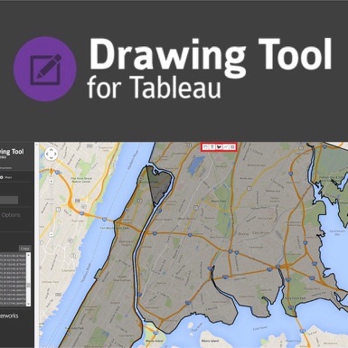 『Drawing Tool For Tableau』でポリゴン等の地理情報を簡単生成