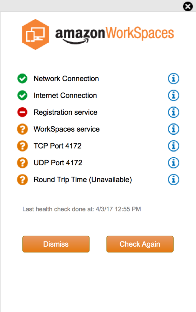 【小ネタ】WorkSpacesのRegistration Serviceエラー時に行うこと DevelopersIO