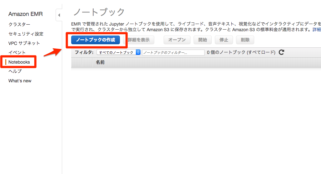 [新機能]EMR NotebooksでJupyterNotebookがサーバーレスで使用できるようになりました！ DevelopersIO
