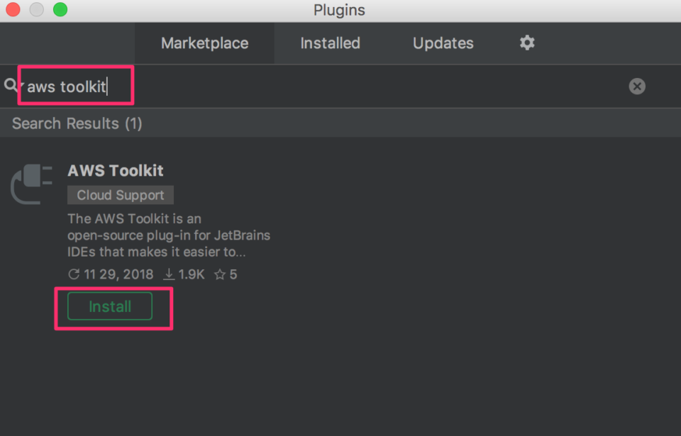 AWS Toolkit for JetBrains の Version 1.0.0がリリースされました。#reinvent ...