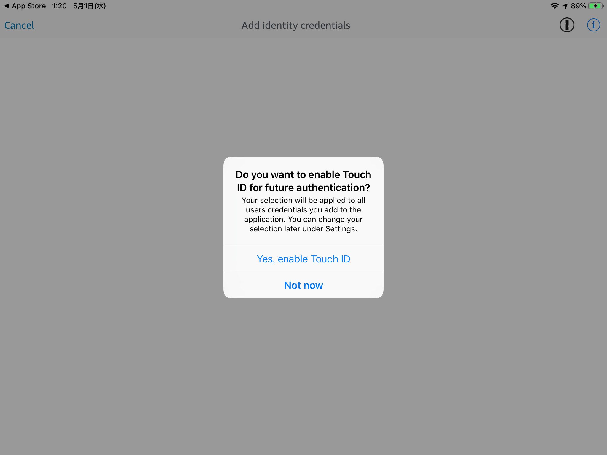 iOS版のAWS Console Mobile ApplicationがSwitch RoleとTouch IDをサポートしてました ...