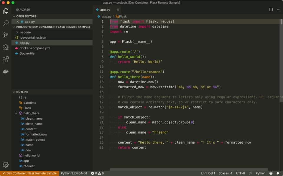 VS CodeのRemote DevelopmentでFlaskアプリをデバッグしてみた | DevelopersIO