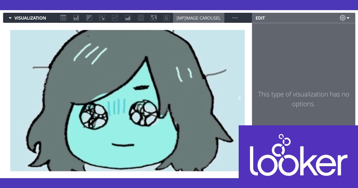 Lookerの可視化(Vizualization)で何が出来るか確認してみる –  画像カルーセル(Image Carousel)編 #looker