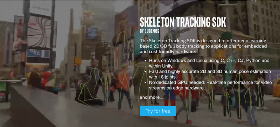 Intel RealSenseに待望のSkeleton Tracking SDKが出た（cubemos製）ので触ってみた[Windows編 ...