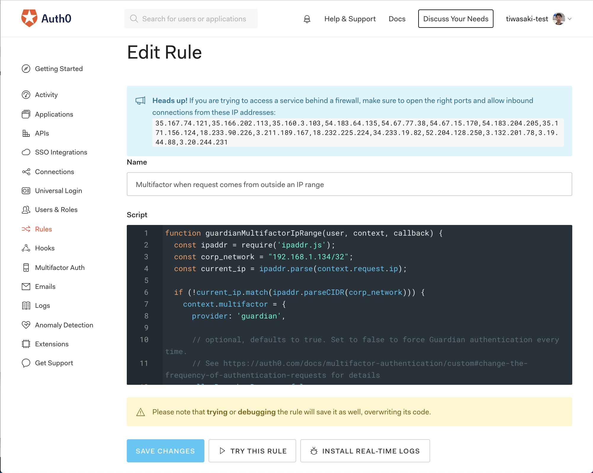 Auth0を使ってリモートワークでのログイン時にMFAを行う | DevelopersIO