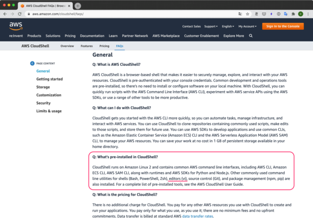 [速報] AWS CloudShellでEmacsをインストールして動かしてみた！ #reinvent | DevelopersIO