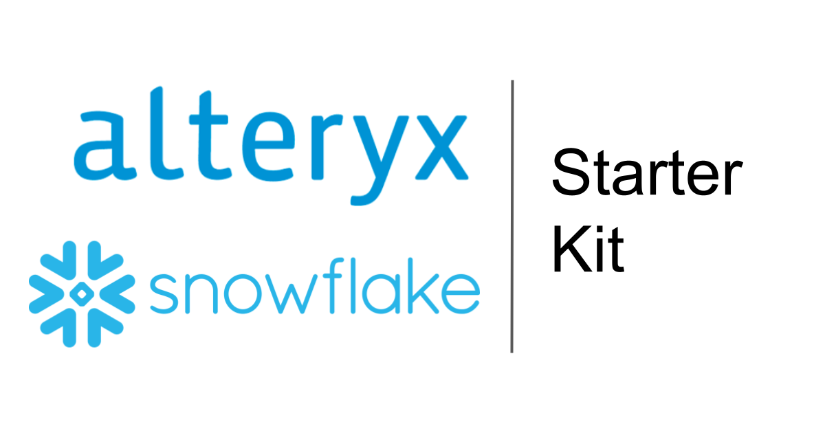 Alteryx Snowflake Starter Kitで学ぶデータ分析の手がかり