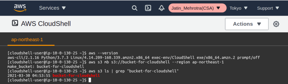 AWS CloudShell : The new way to access AWS Resources | DevelopersIO