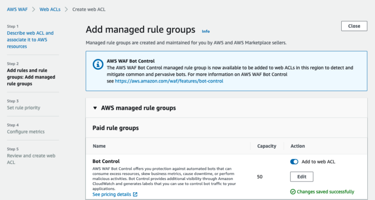 AWS WAF で Bot からのアクセスを管理する Bot Control が利用可能になりました！ | DevelopersIO