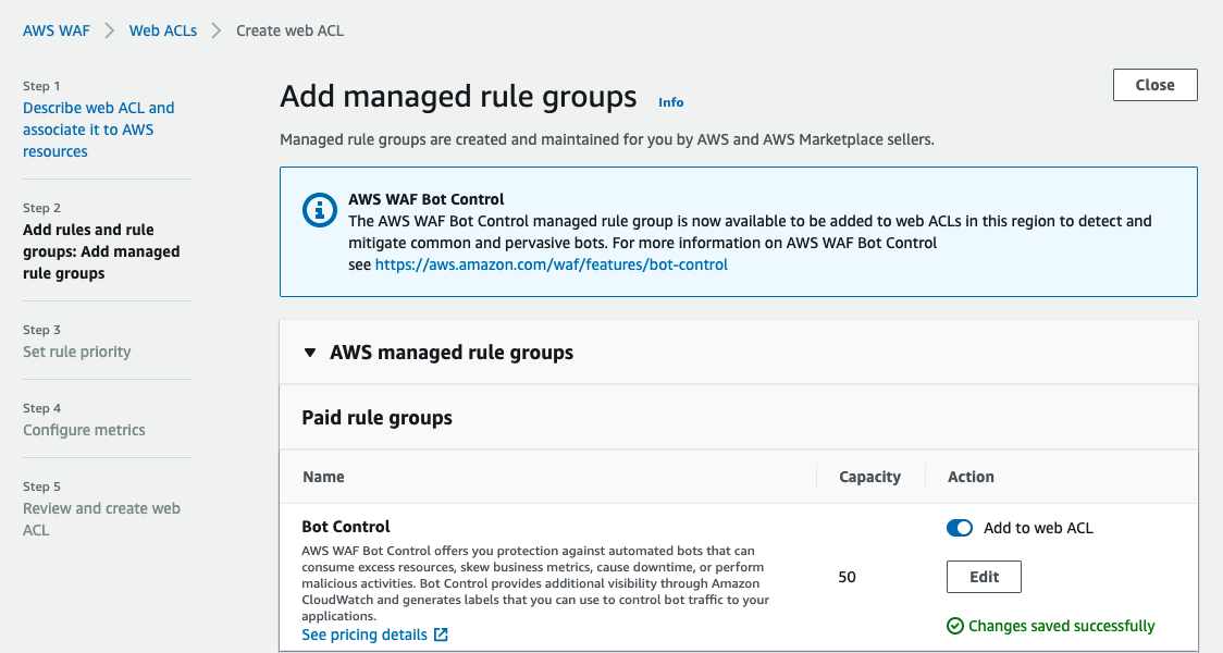 AWS WAF で Bot からのアクセスを管理する Bot Control が利用可能になりました！ | DevelopersIO