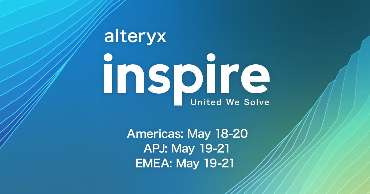 Alteryxの年次カンファレンスイベント『Inspire 2021』が開催されます – Alteryx Inspire 2021