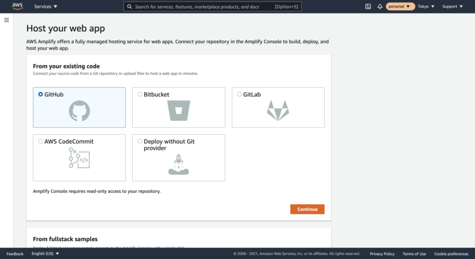 Firebase Integration and AWS Amplify hosting to my Sample Project ...