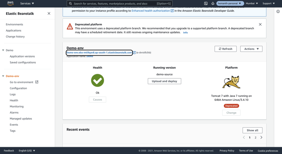 Deploying a Java Web Application using AWS EBS | DevelopersIO