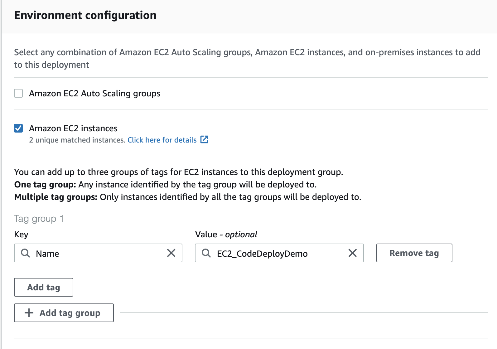 i tried to setup AWS CodePipeline and AWS CodeDeploy to deploy ...