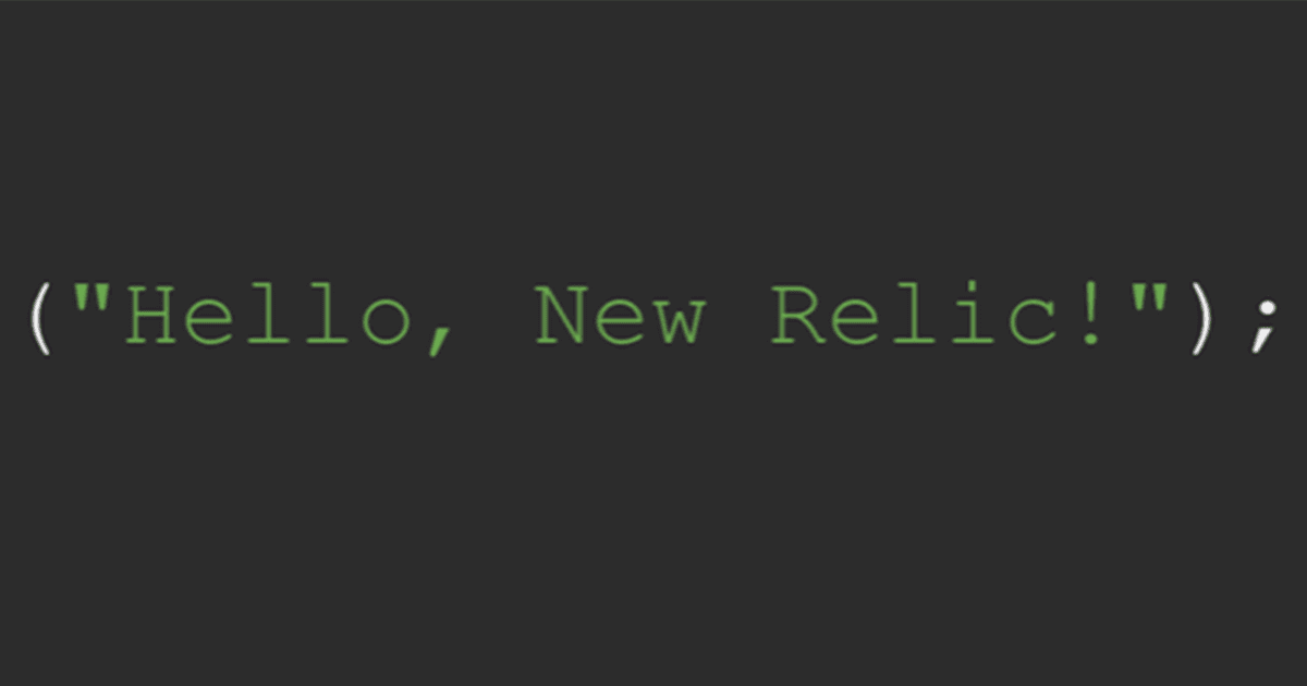 “Hello, New Relic!” 基礎中の基礎が学べるハンズオンをやってみた #newrelic