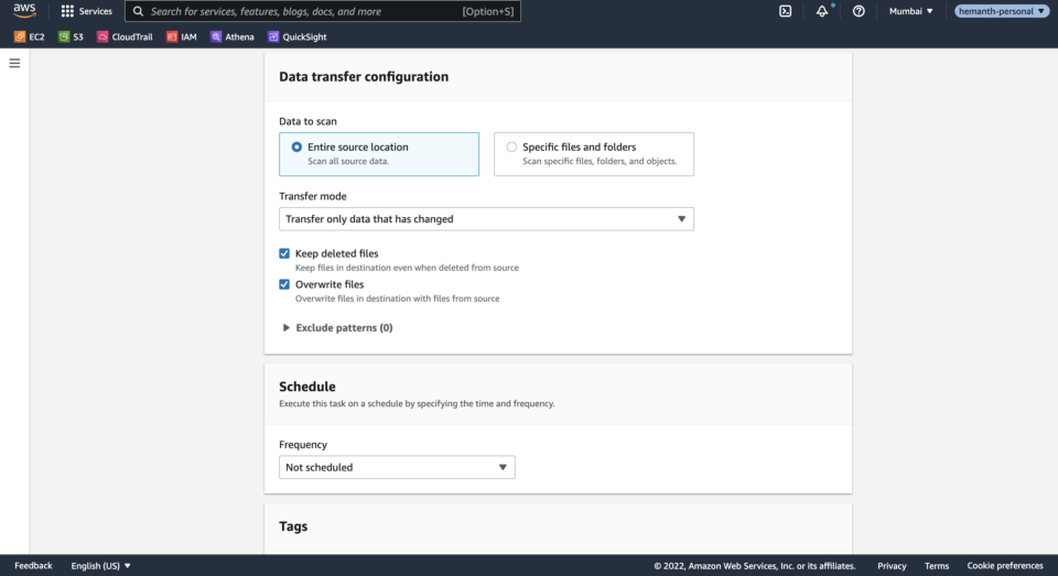 Copy files between buckets in S3 using AWS DataSync | DevelopersIO