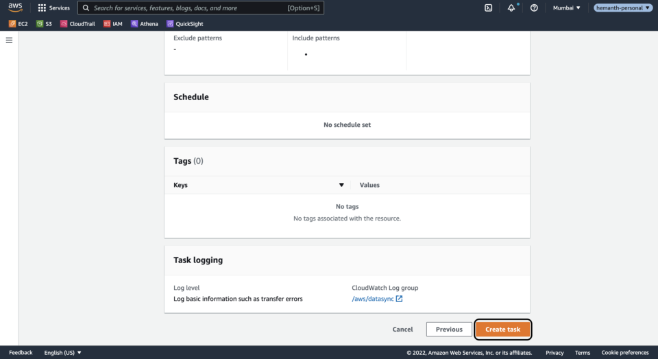 Copy files between buckets in S3 using AWS DataSync | DevelopersIO
