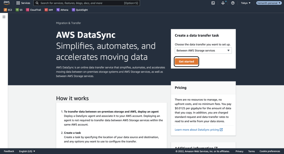 Copy files between buckets in S3 using AWS DataSync | DevelopersIO