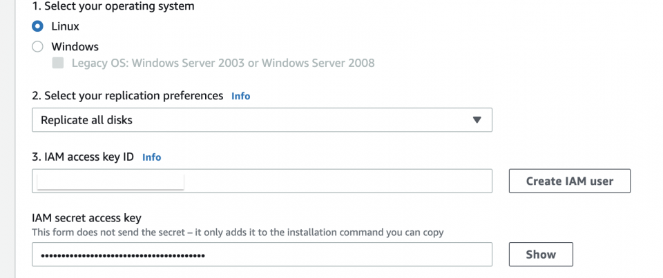 I tried to perform Lift and Shift migration with application migration ...