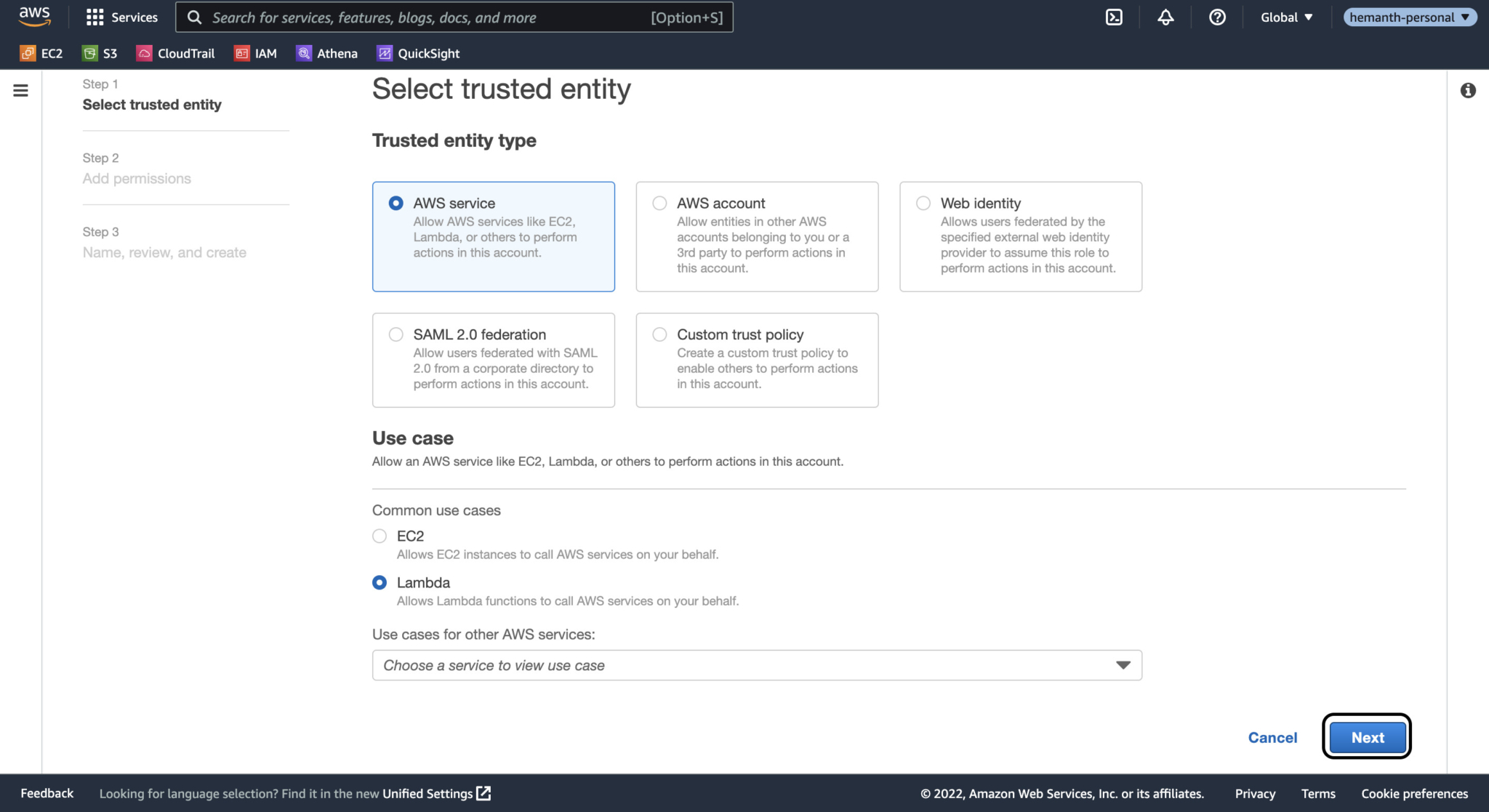 Querying AWS Athena using a Lambda Function | DevelopersIO