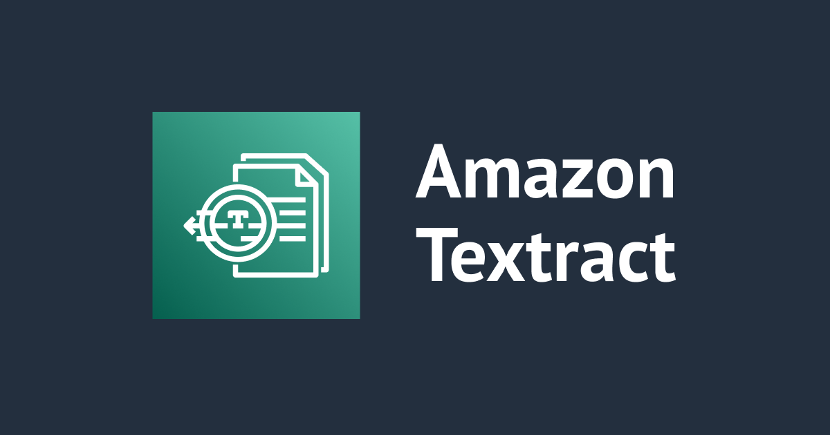 Classifying and Extracting Data using Amazon Textract