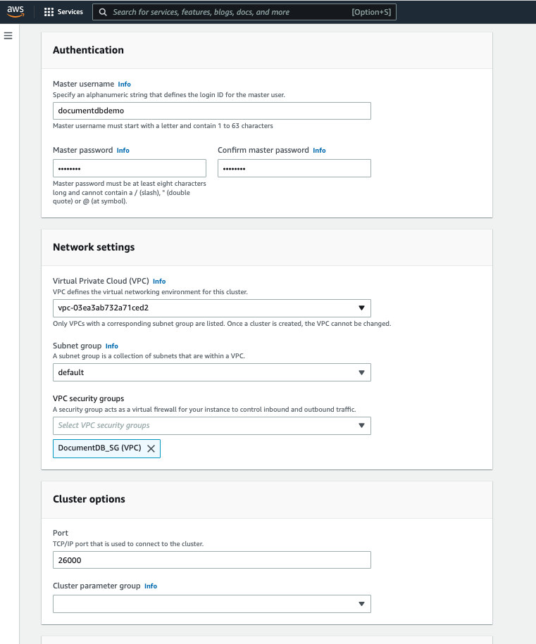 I created AWS DocumentDb and inserted queries | DevelopersIO