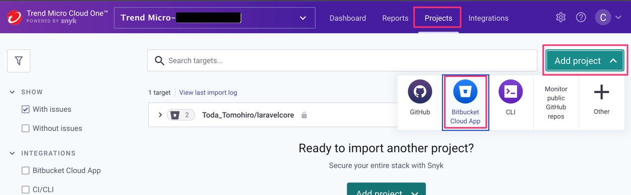 Cloud One Open Source Security by Snykを利用してオープンソースのコードに含まれる脆弱性を確認してみた ...