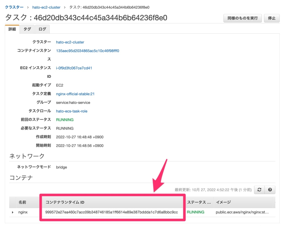 ECS のコンテナログをコンテナインスタンスから直接取得する方法を教えてください DevelopersIO