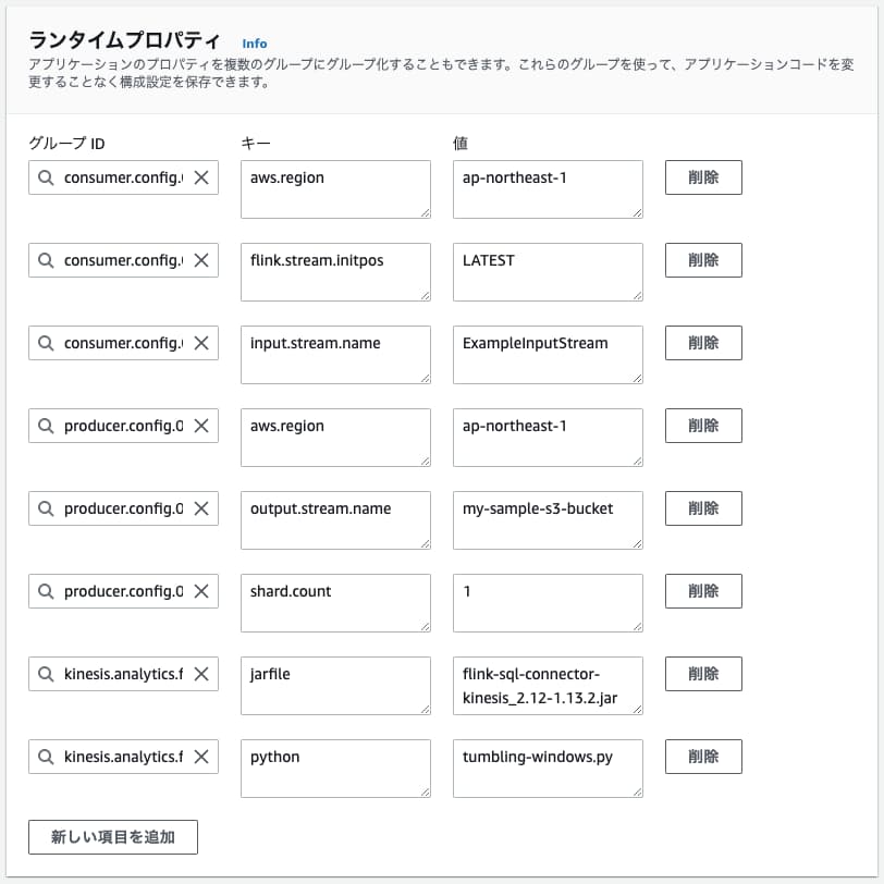 Kinesis Data Analytics for Python Applicationのチュートリアルをやってみた | DevelopersIO
