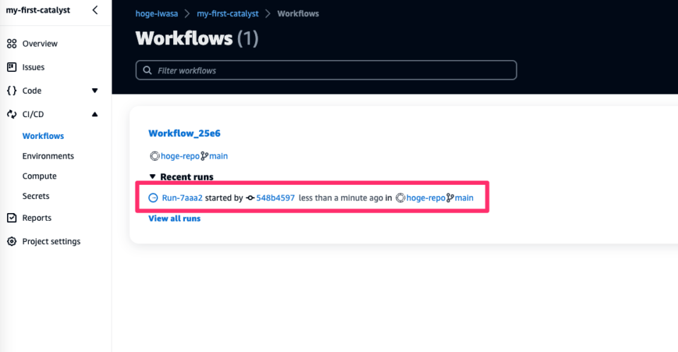 Amazon CodeCatalyst を使ったので概念などを整理してみた | DevelopersIO
