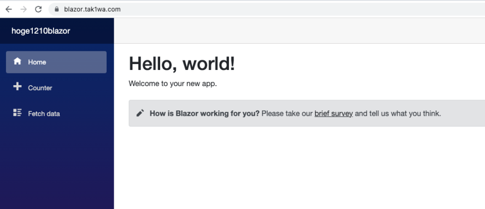 ASP.NET Core Blazor WebAssembly を AWS Amplify Hosting を使ってホスティングする ...