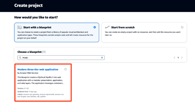 Amazon CodeCatalyst プロジェクトを作成してみる | DevelopersIO