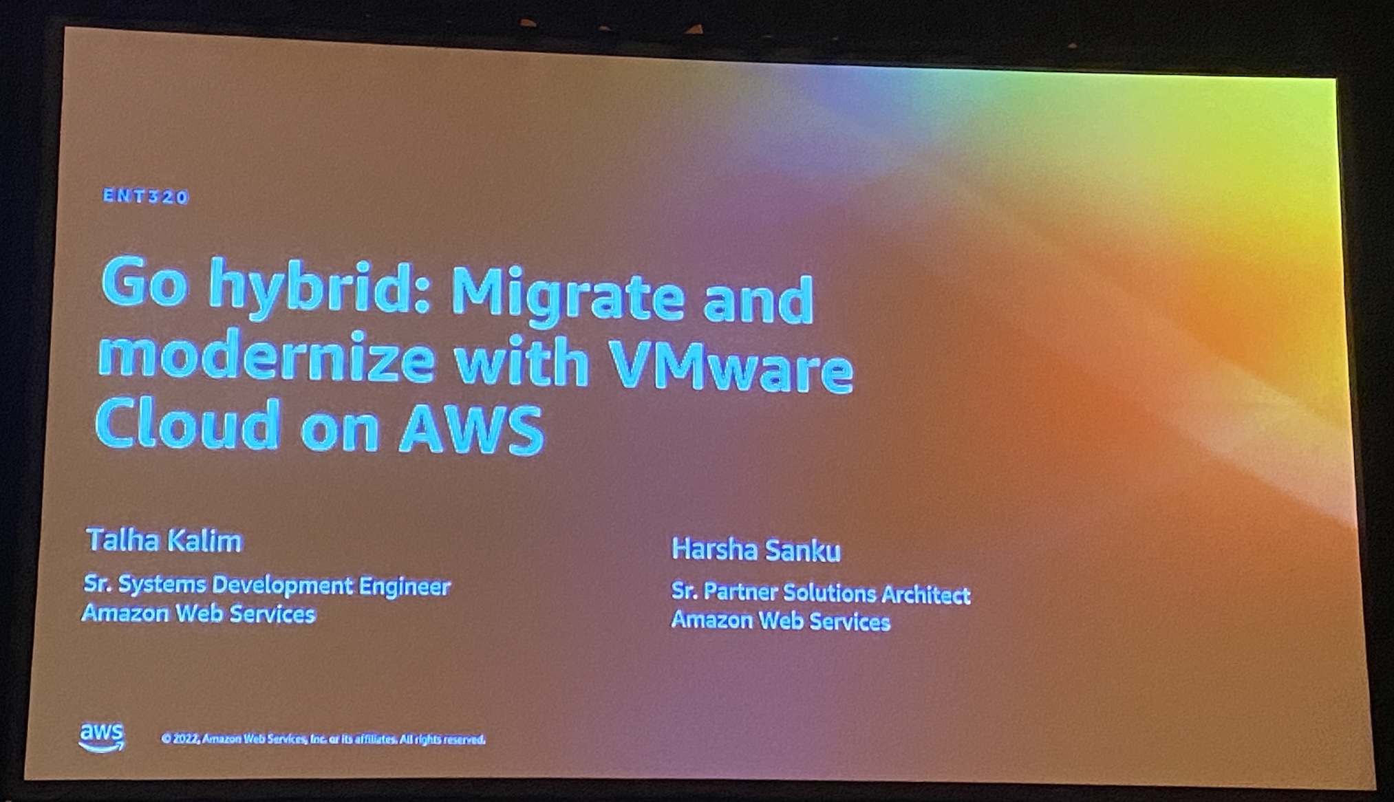 VMware Cloud on AWSとAWSサービスの連携を試せるワークショップ(ENT-320)に参加してきた #reinvent ...