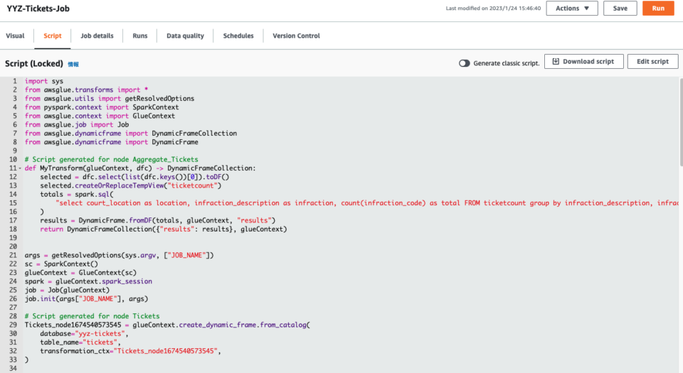 Glue Studioのvisual job editorで作成したジョブからSparkのコードを理解してみる DevelopersIO
