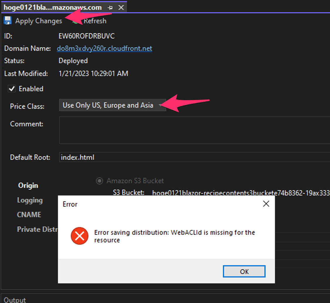 AWS Toolkit for Visual Studio で Blazor WebAssembly をデプロイした CloudFront ...