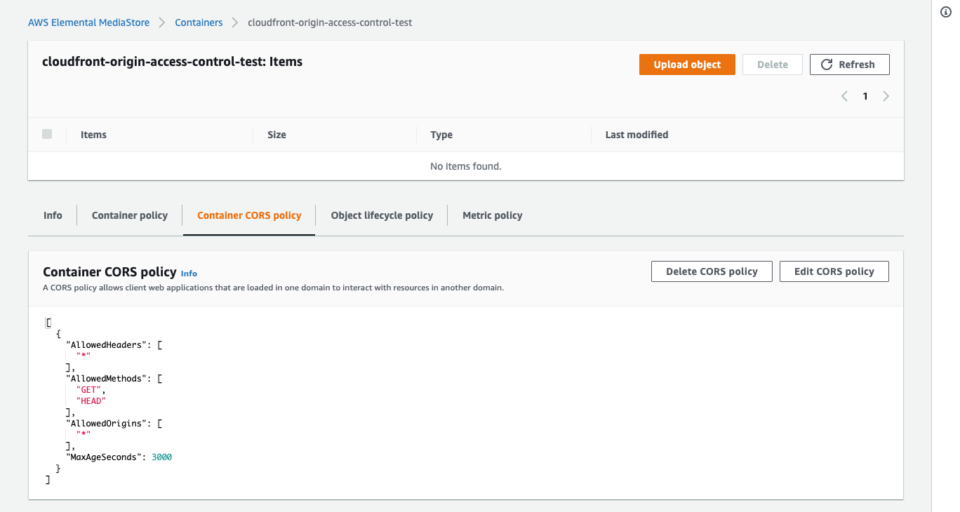 [UPDATE] Amazon CloudFrontのOACでAWS Elemental MediaStore Originをサポートしました