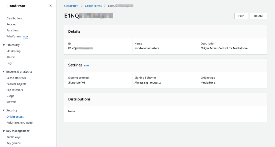 [UPDATE] Amazon CloudFrontのOACでAWS Elemental MediaStore Originをサポートしました ...