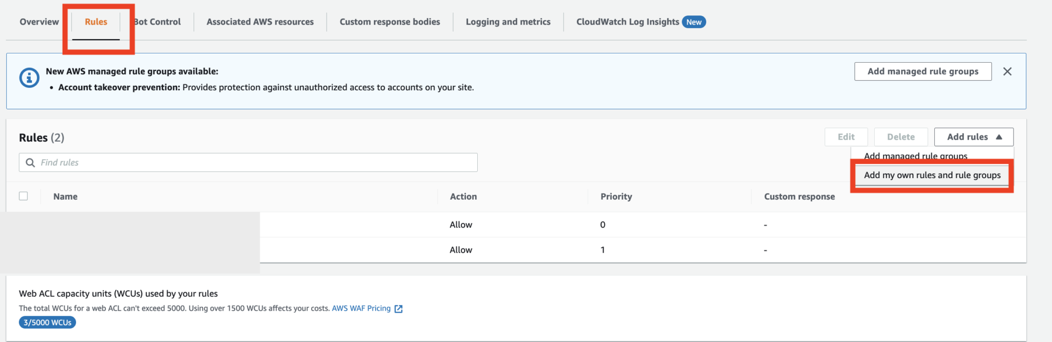 Setting and Comparing Custom Header Configuration in AWS WAF and ALB