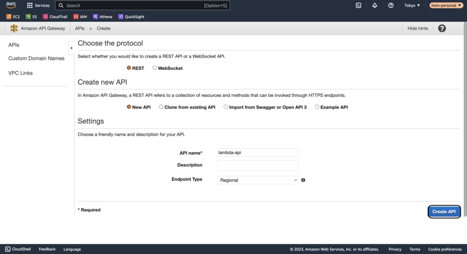 I tried creating a calculator lambda function by integrating AWS API ...