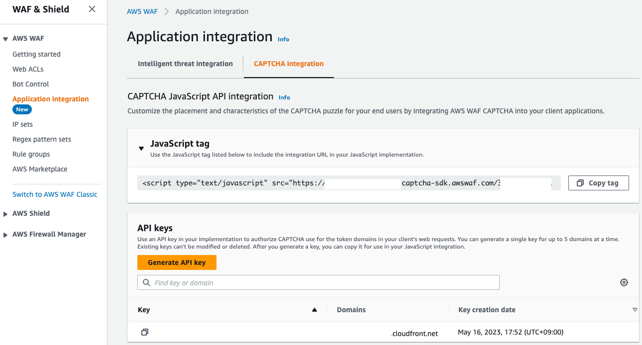 AWS WAFのCAPTCHA認証をページ遷移なしで利用できるようになりました | DevelopersIO