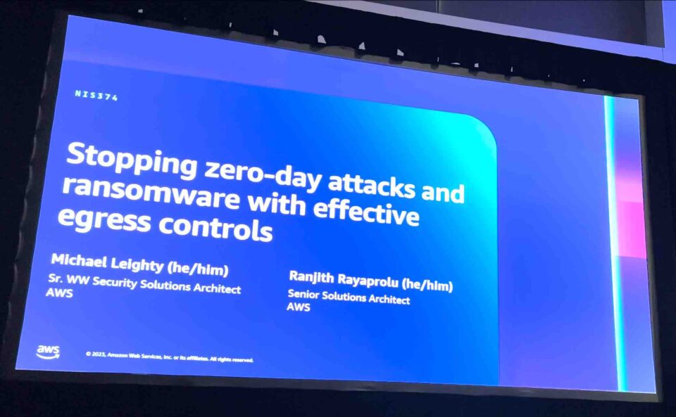 [レポート] Stopping zero-day attacks and ransomware with effective egress ...