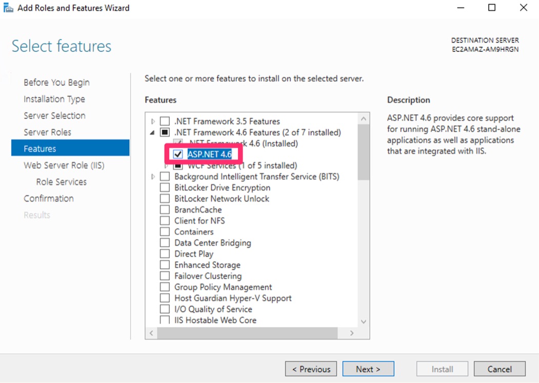 Auto scaling group windows server asp net web forms 