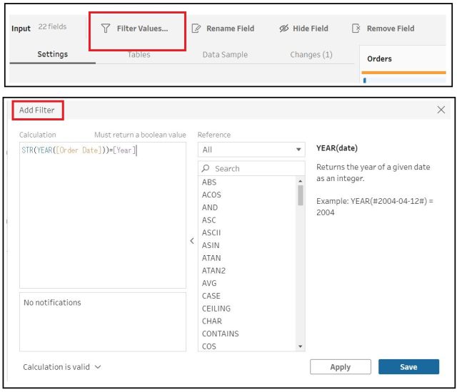 Using Parameters in Tableau Prep Builder | DevelopersIO