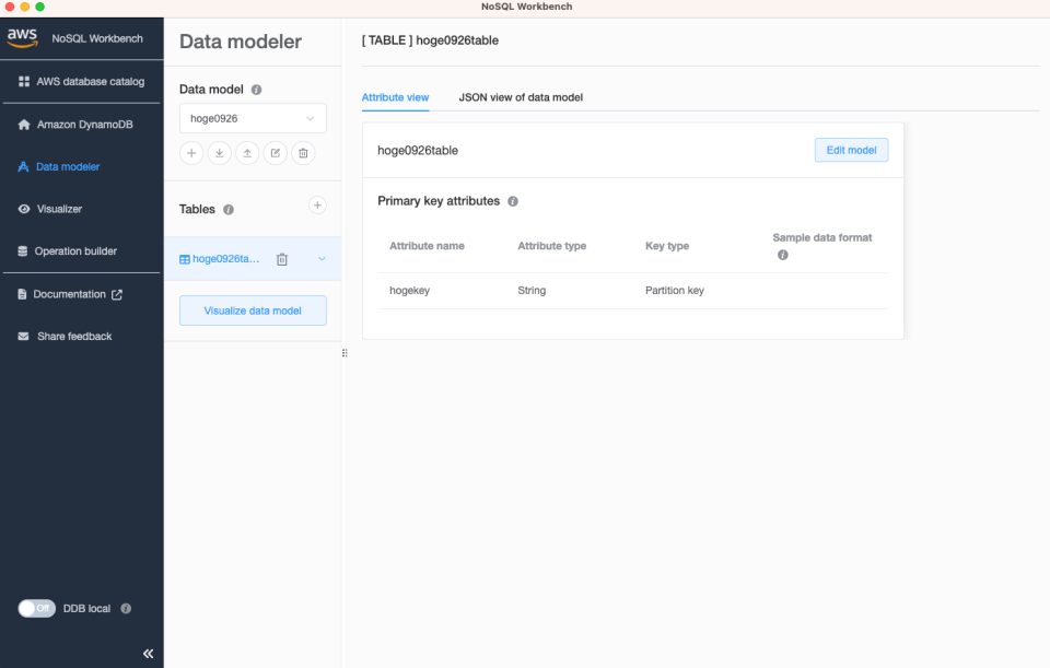 [アップデート] NoSQL Workbench for Amazon DynamoDB にカスタムモデル向けのサンプルデータ作成機能が追加さ ...