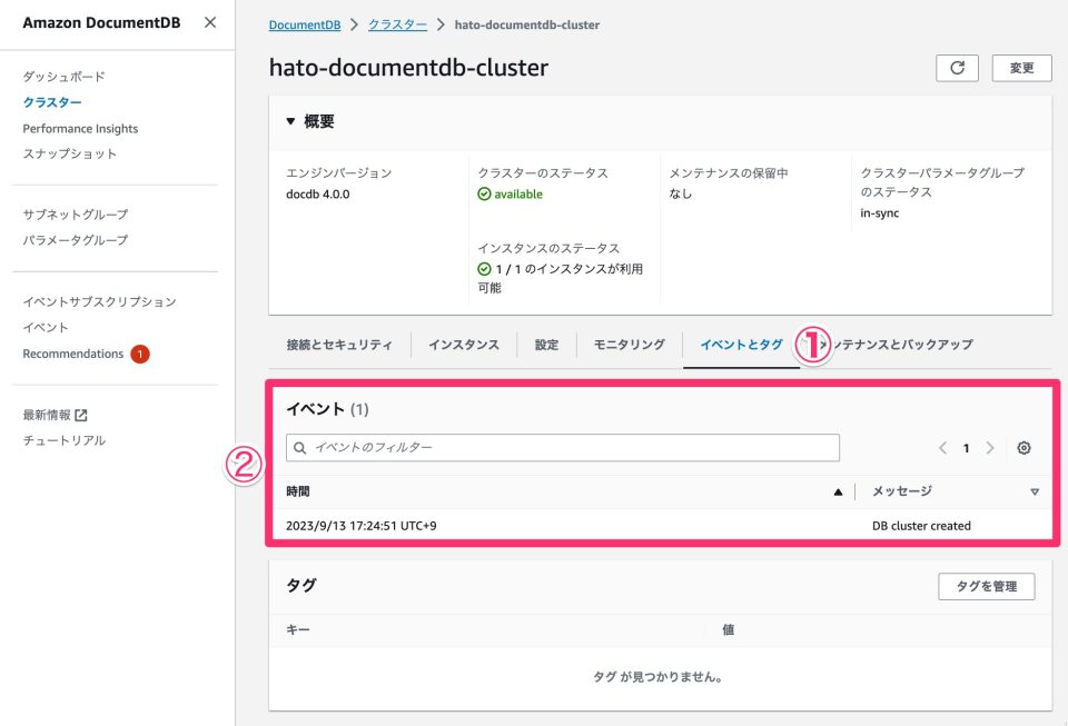 Amazon DocumentDB でエンジンバージョン更新を後から確認する方法を教えてください | DevelopersIO
