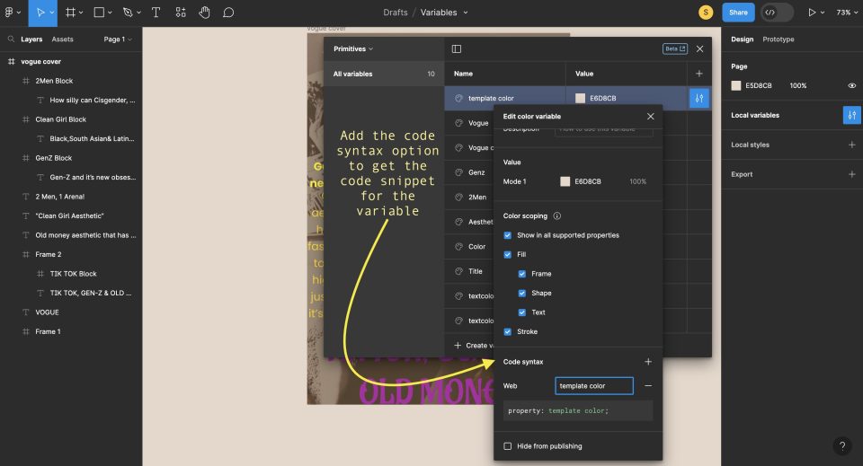 Variables in Figma Explained! | DevelopersIO