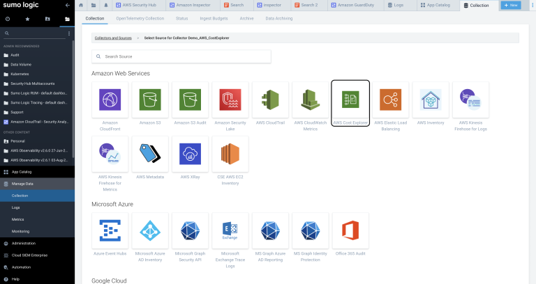 Sending AWS Cost Explorer Logs to Sumo Logic | DevelopersIO
